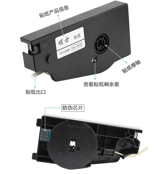 碩方線號機(jī)貼紙